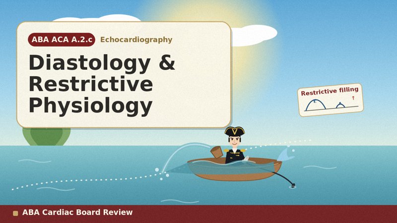 Diastology / Restrictive Physiology